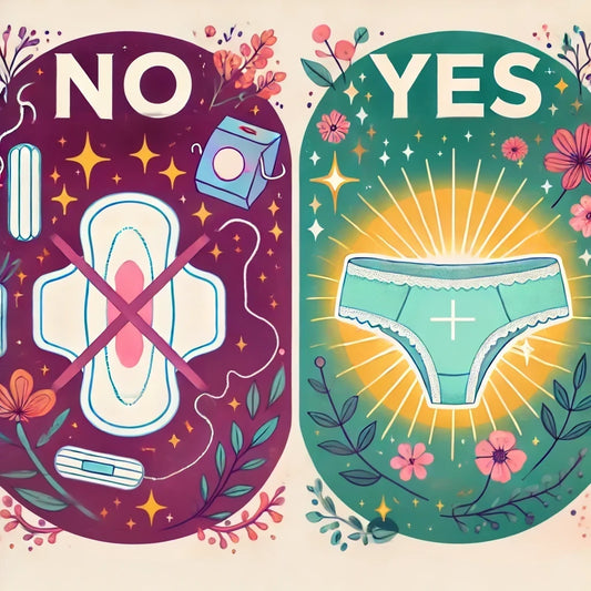 Dites adieu aux tampons et serviettes jetables : adoptez les culottes menstruelles !