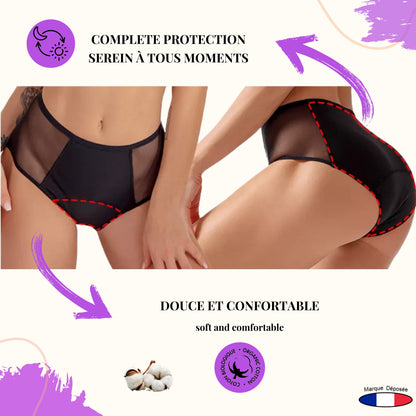 So’Cosy Lot de 3 Culottes Menstruelles ADRIA Taille Haute - So'Cosy
