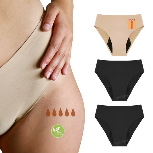 SoCosy Lot de 3 Culottes Menstruelles IRIS invisible - So'Cosy